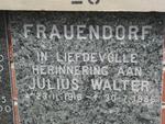 FRAUENDORF Julius Walter 1916-1986