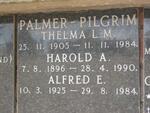PILGRIM Harold A., Palmer 1896-1990 & Thelma L.M. 1905-1984 :: PILGRIM Alfred E., Palmer 1925-1984