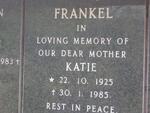 FRANKEL Katie 1925-1985