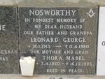 NOSWORTHY Leonard George 1913-1980 & Thora Mabel 1920-1993