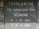 TERBLANCHE Desmond 1941-1993
