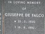 FALCO Giuseppe, de 1920-1992