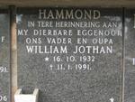 HAMMOND William Jothan 1932-1991