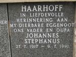 HAARHOFF Johannes Stephanus 1917-1991