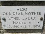 HANBURY Ethel Laura 1910-1974