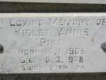 PIKE Violet Annie 1905-1978
