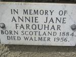 FARQUHAR Annie Jane 1884-1956
