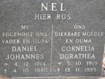 NEL Daniel Johannes 1914-1980 & Cornelia Dorathea 1919-1995