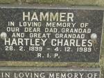 HAMMER Hartley Charles 1899-1989