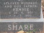 SHARE Hennie 1951-1992