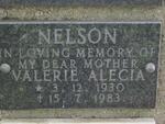 NELSON Valerie Alecia 1930-1983