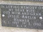 HAMMER Jessie Amelia 1897-1982