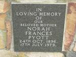 PYOTT Norah Frances 1896-1979