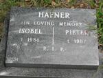 HAFNER Pieter -1987 & Isobel -1986