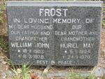 FROST William John 1903-1978 & Muriel May 1904-1978