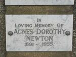 NEWTON Agnes Dorothy 1891-1955