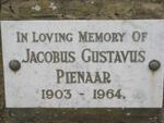 PIENAAR Jacobus Gustasvus 1903-1964