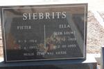 SIEBRITS Pieter 1914-1997 & Ella LOUW 1919-1995