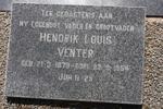 VENTER Hendrik Louis 1879-1954