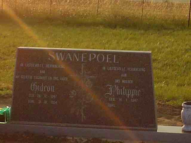 SWANEPOEL Gideon  1947-1994 & Philippie 1947-
