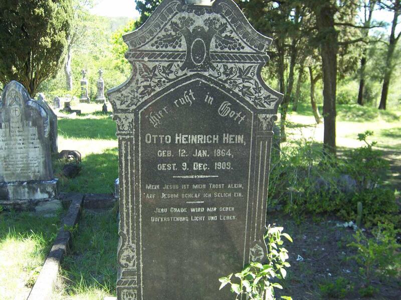 HEIN Otto Heinrich 1864-1909