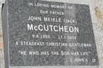 McCUTCHEON John Meikle 1905-2003
