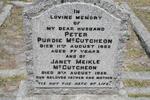 McCUTCHEON Peter Purdie -1952 & Janet Meikle -1956