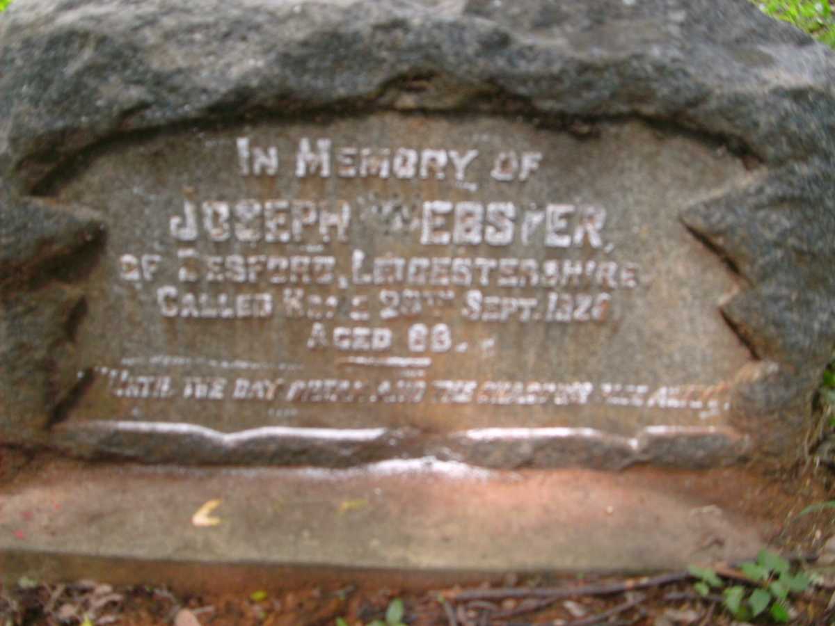 WEBSTER Joseph -1928
