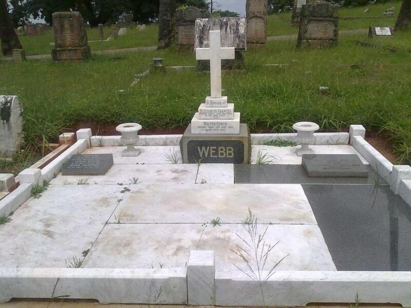 1. Overview WEBB family grave