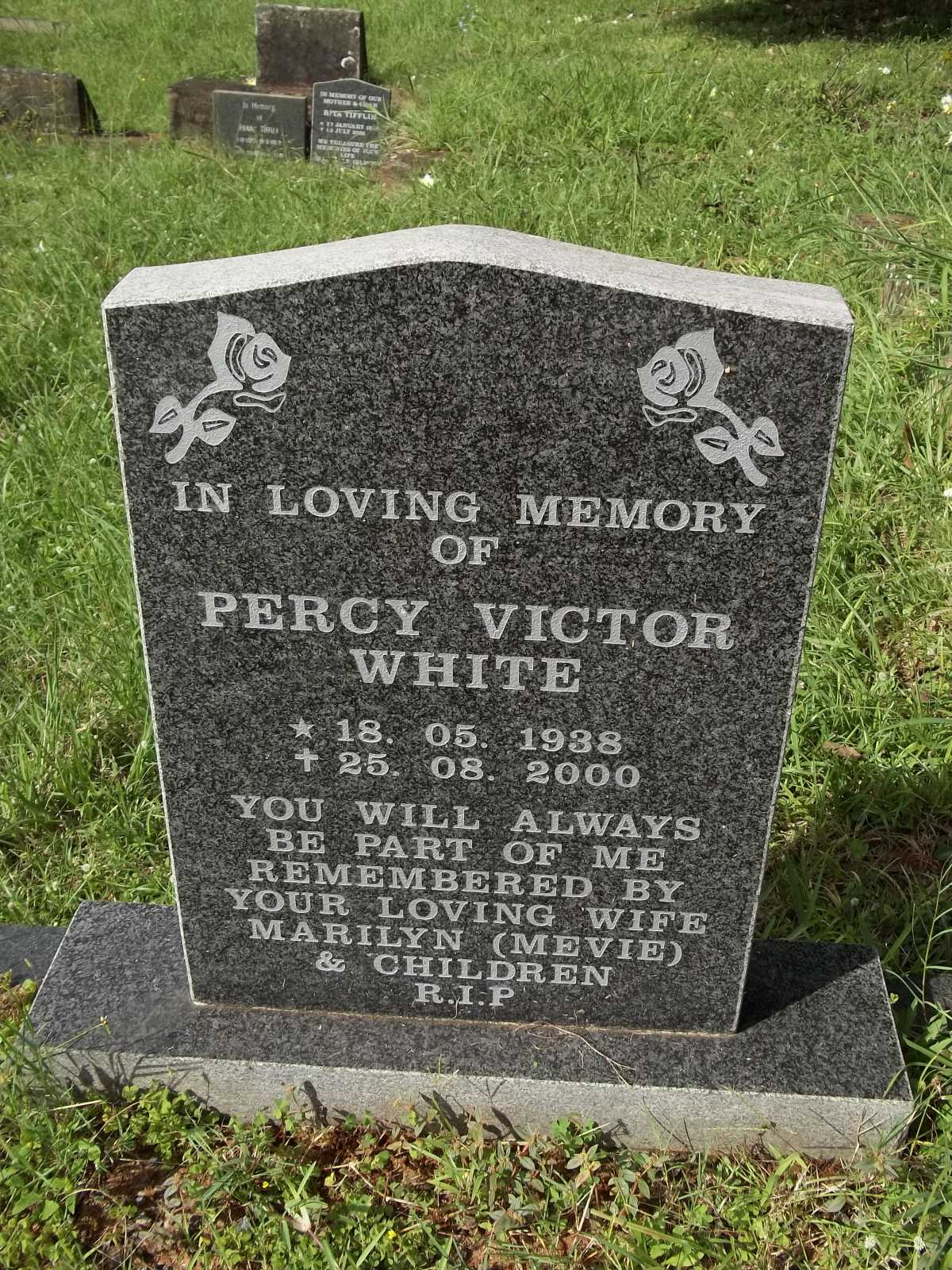 WHITE Percy Victor 1938-2000