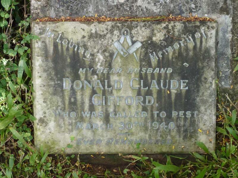 GIFFORD Donald Claude -1940