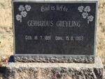 GREYLING Gerhardus 1891-1963