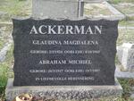 ACKERMAN Abraham Michiel 1917-1997 & Glaudina Magdalena 1924-1965