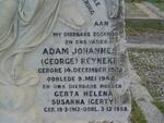 REYNEKE Adam Johannes 1908-1948 & Gerta Helena Susanna 1912-1959