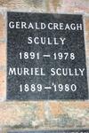 SCULLY Gerald Creagh 1891-1978 & Muriel 1889-1980