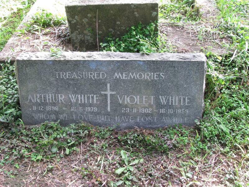 WHITE Arthur 1898-1979 & Violet 1902-1959