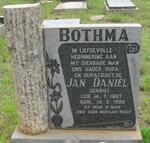 BOTHMA Jan Daniël 1907-1980
