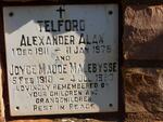 TELFORD Alexander Alan 1911-1976 & Joyce Maude Malebysse 1910-1980