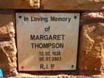 THOMPSON Margaret 1924-2003