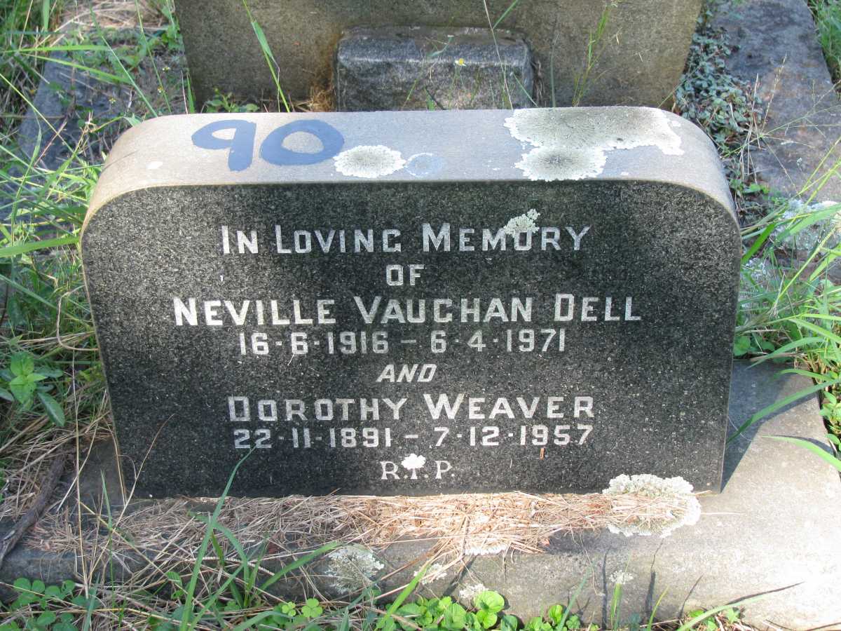 WEAVER Dorothy 1891-1957 :: DELL Neville Vaughan 1916-1971