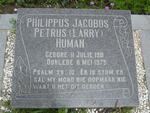 HUMAN Philippus Jacobus Petrus 1911-1975