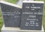 HUMAN Gerhardus Jacobus 1913-1965
