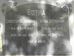 BOTHA Christoffel Johannes 1860-1941 & Anna Catharina 1870-1956