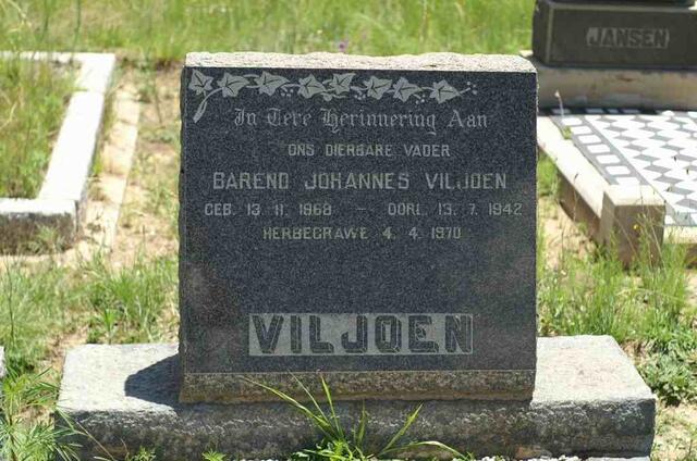 VILJOEN Barend Johannes 1868-1942