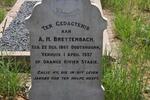 BREYTENBACH A.H. 1863-1937 & Emmerentia REDELINGHUYS 1882-1960