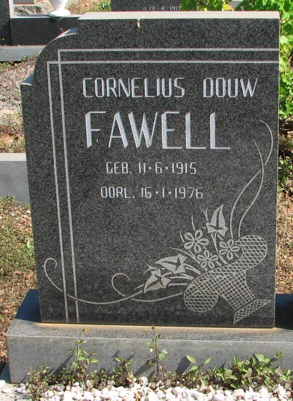 FAWELL Cornelius Douw 1915-1976