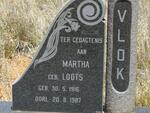 VLOK Martha nee LOOTS 1916-1987