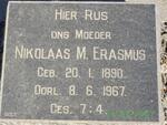 ERASMUS Nikolaas M. 1890-1967