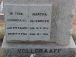 VOLLGRAAFF Martha Elizabeth 1876-1968