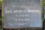 HODSON Avis Myrtle 1921-1970